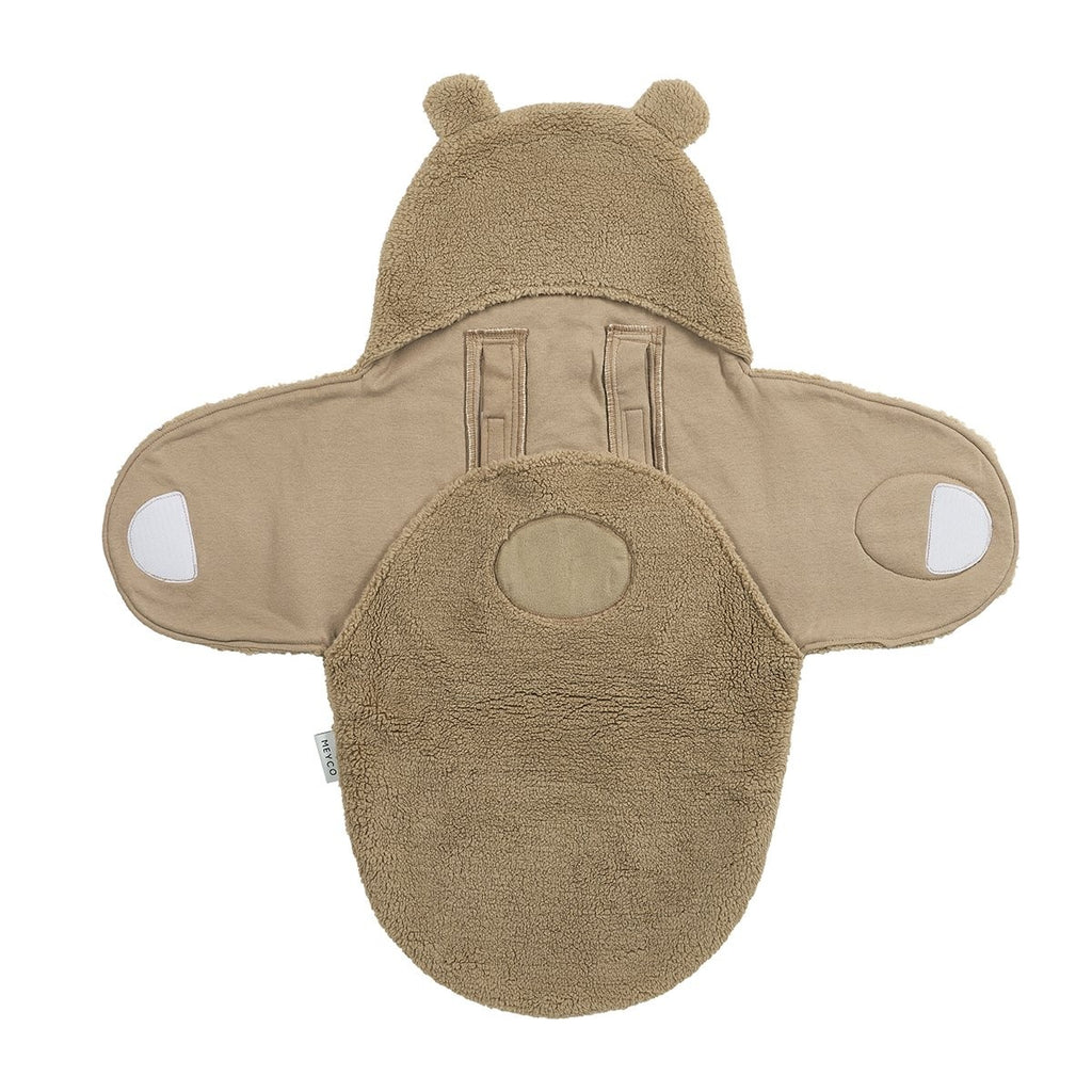 Manta Meyco Bear Warm Brown