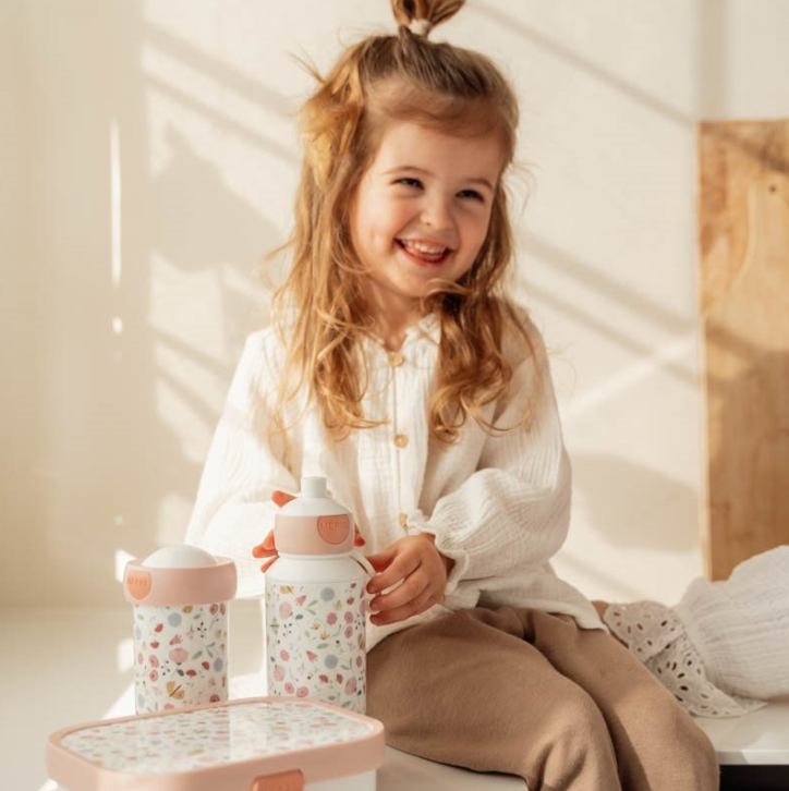 Botella Campus Pop-Up Little Dutch Flores y Mariposas