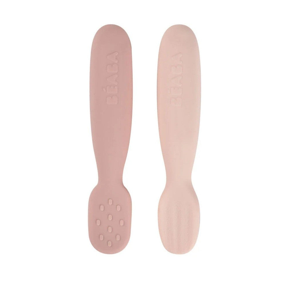 Juego Beaba 2 Pre-Cuchara Silicona