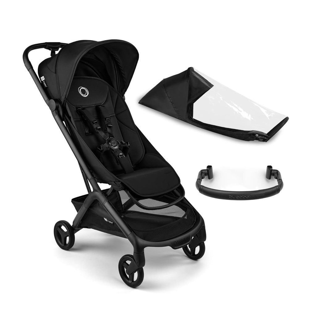 Silla paseo Bugaboo Butterfly 2 con plástico lluvia y barra apoyabrazos
