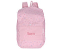 Mochila Tutete Grande Tela Dots Pink Personalizable
