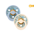 2 Chupetes BIBS Colour Round Liberty Eloise 0-6m