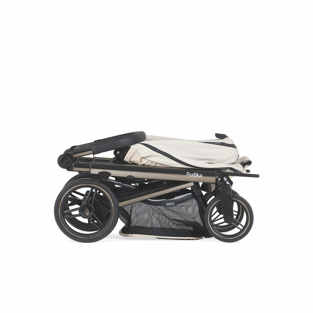 Cochecito Duo Bebecar PRATIKA KP-372 polipiel beig