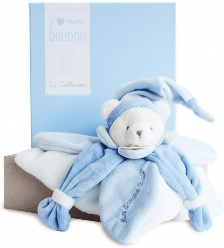 Caja regalo con Doudou Osito azul DouDou Et Compagnie