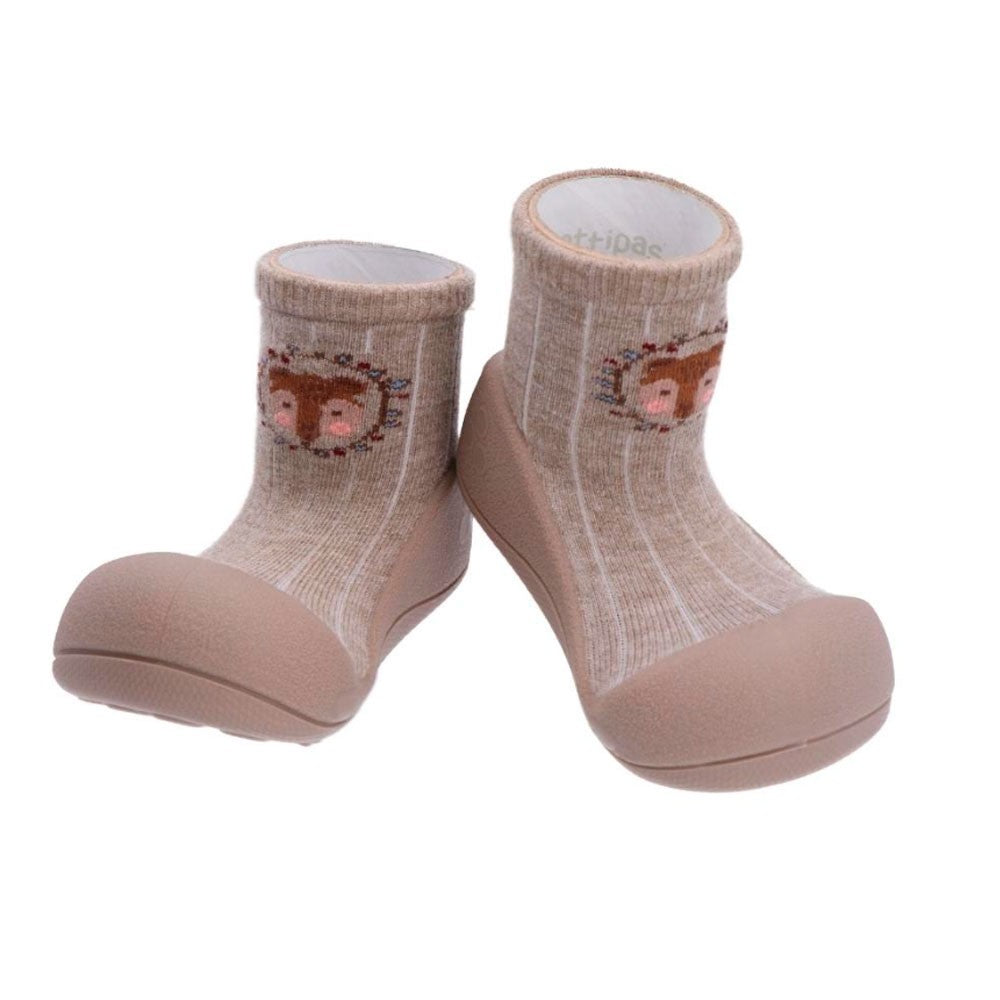 Zapato calcetín Attipas BEAR BEIGE