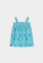 Blusa Boboli en bambula estampada