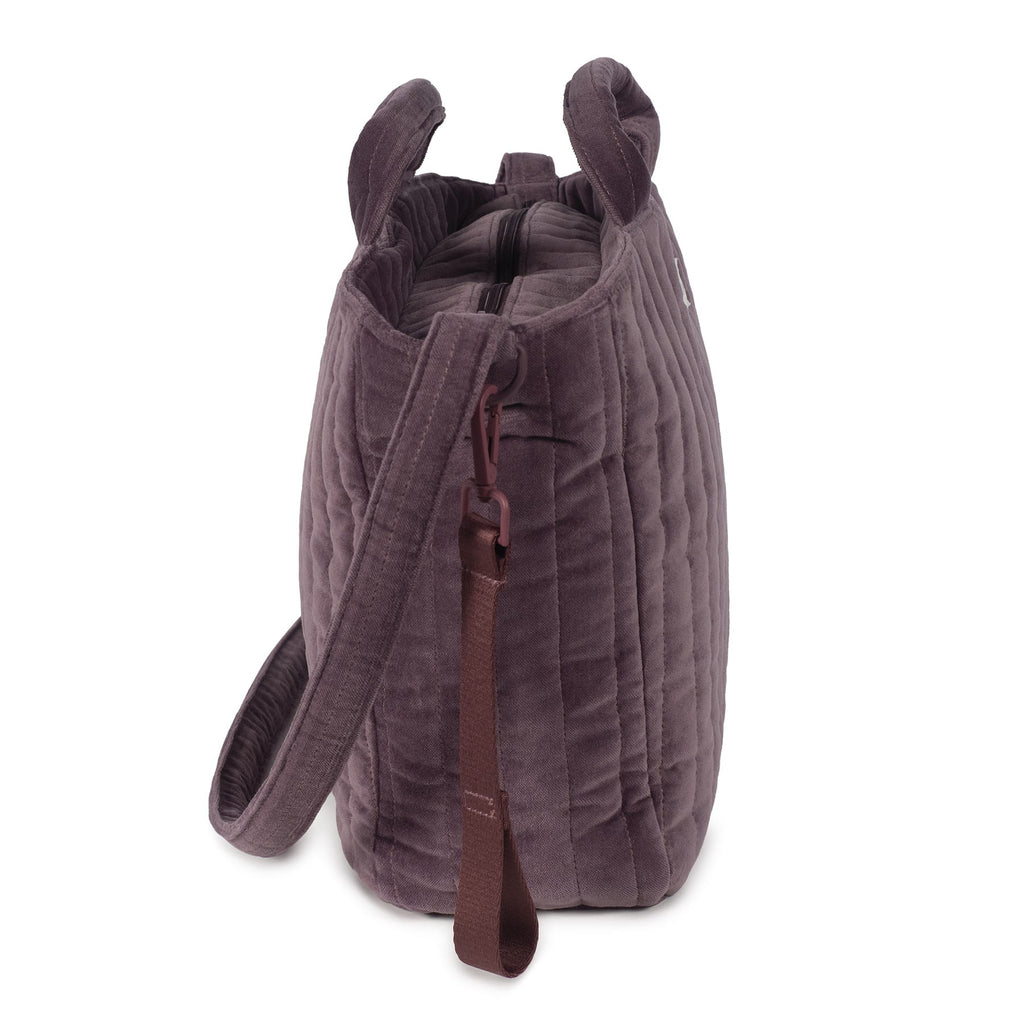 Bolsa Bucket Pasito a Pasito Cherry Velvet