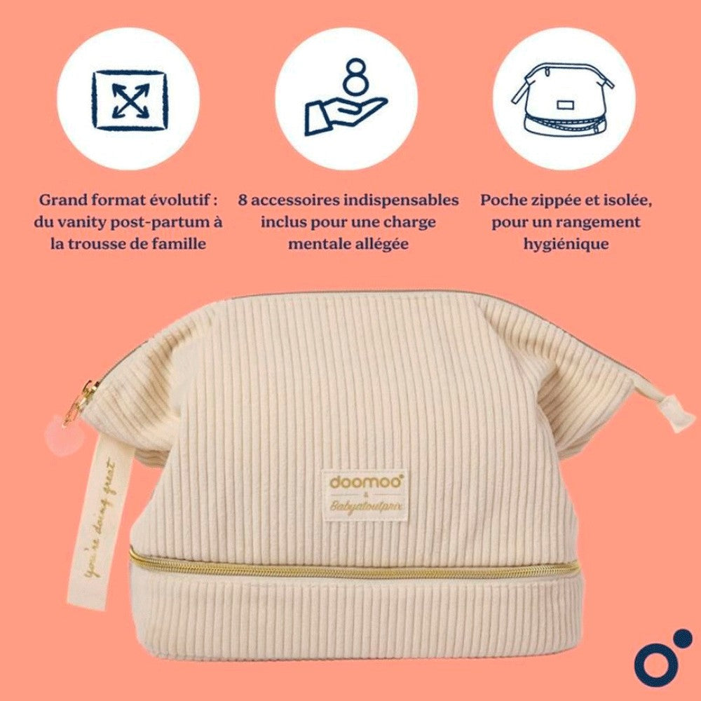 Neceser Doomoo Maternidad Mommy Vanity Sand