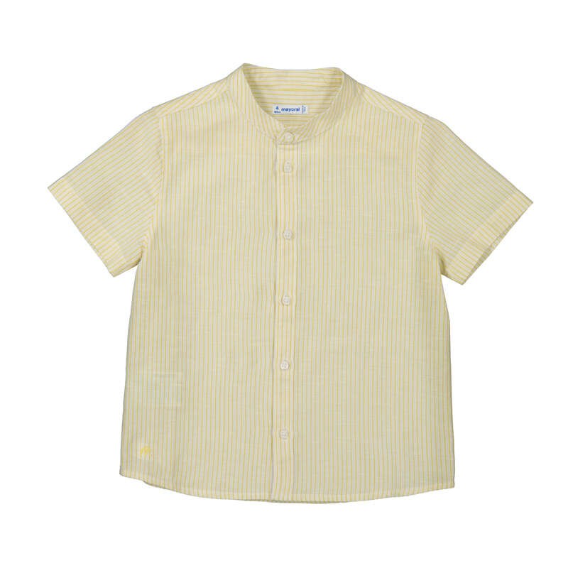 Camisa Mayoral manga corta cuello mao lino