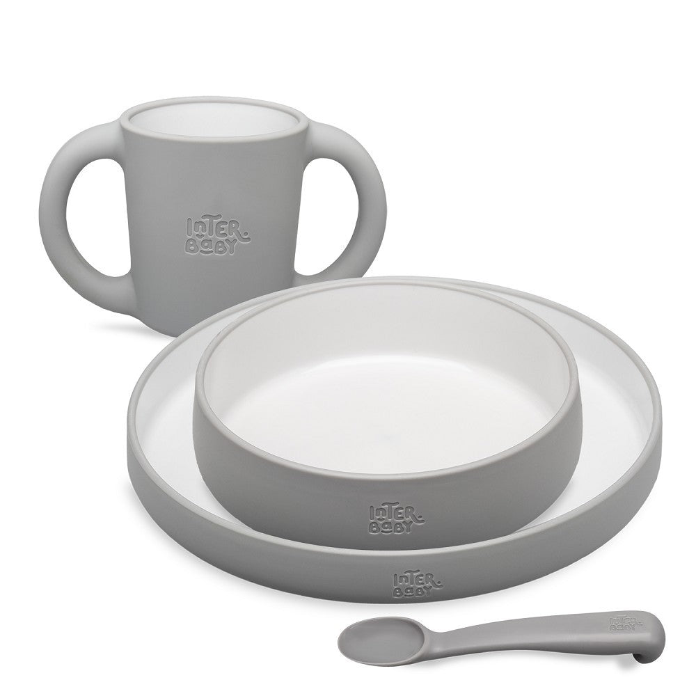 Vajilla Interbaby Aprendizaje con vaso y cubiertos