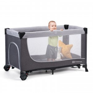 Cuna de viaje Kinderkraft LEODY con accesorios