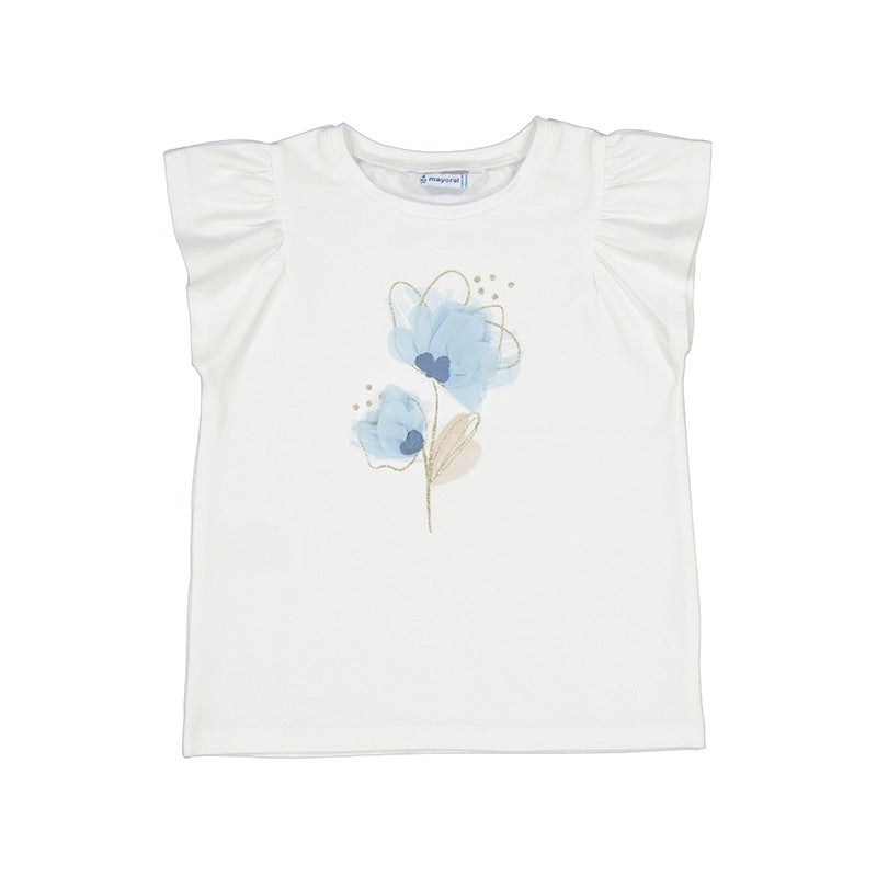 Camiseta Mayoral manga corta flor