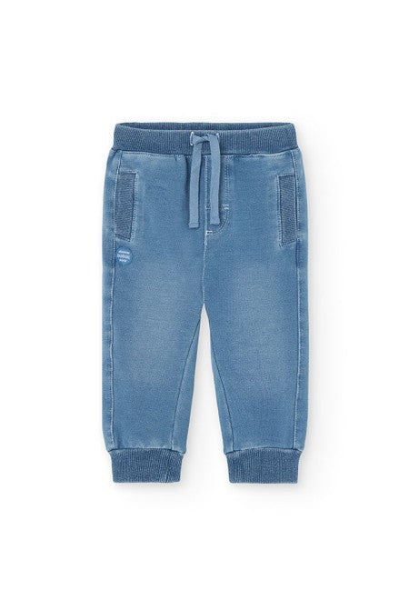 Pantalón felpa Boboli denim