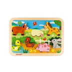 Puzzle Janod Chunky Granja 7 piezas
