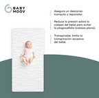 Colchón Babymoov Cosy'Lite para cuna 60X120 con tecnologia DRIRELEASE