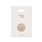 Funda Colchón Cuco Rayas+ Muselina Vichy Walking Mum Praliné