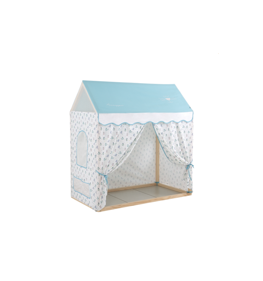 PACK Cama Casita Micuna Montesori con tela casita