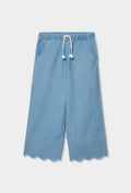 Pantalón Boboli denim bordado