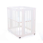 Minicuna, cuna, cama, escritorio 4 en 1 Alondra Crea Tre Bianco