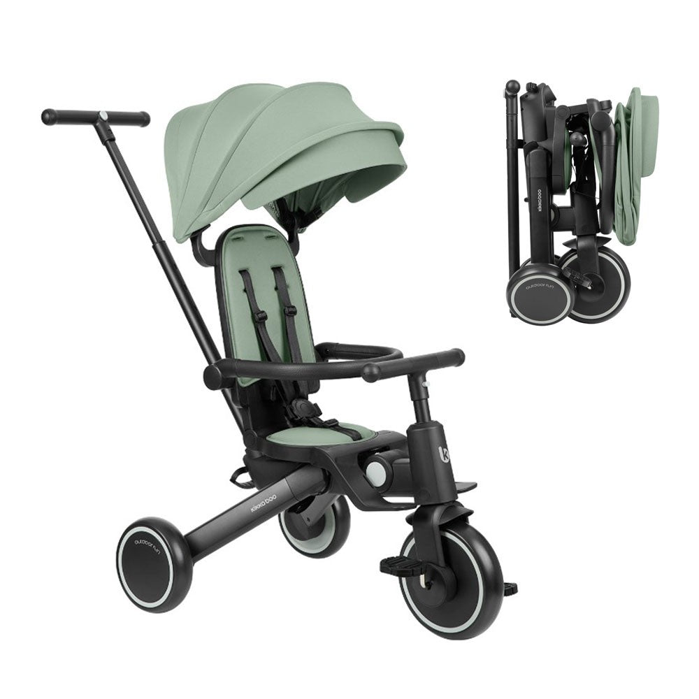 Triciclo 8 en 1 KikkaBoo TRIX 2 plegable y reversible