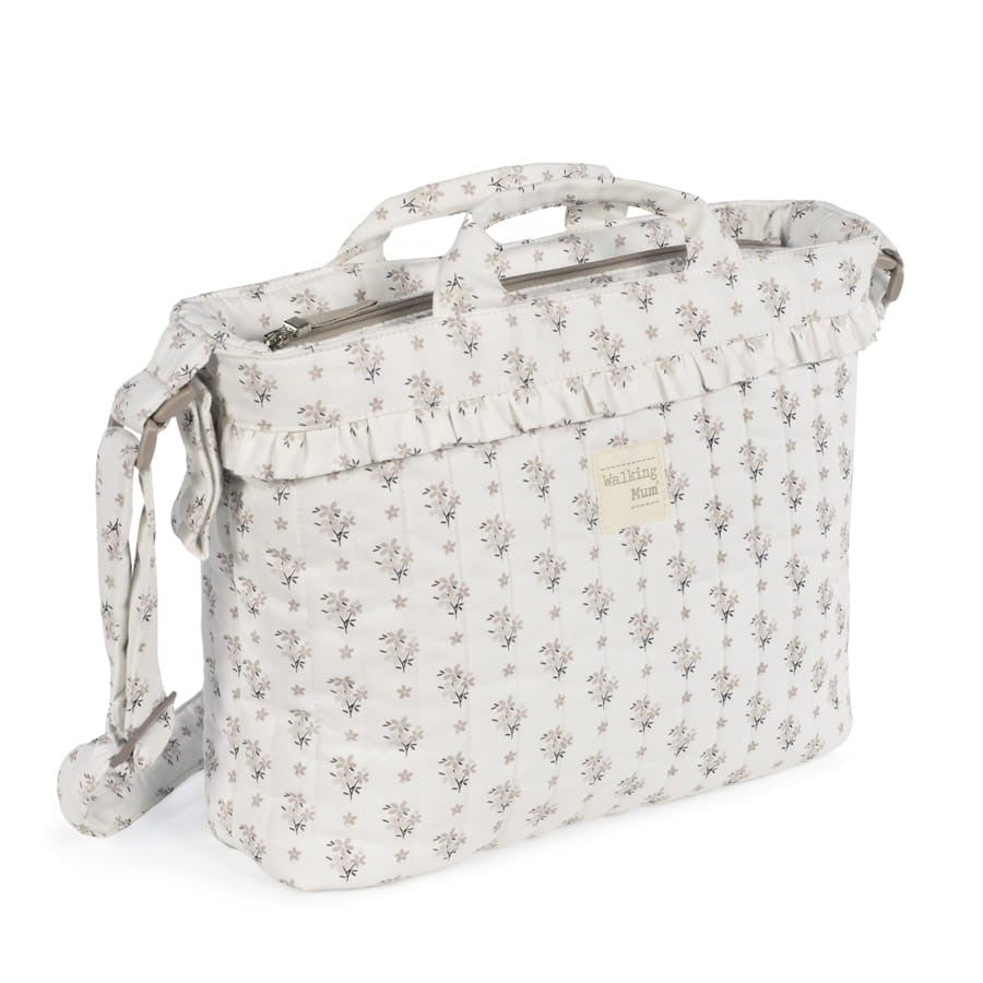Bolsa Canastilla Walking Mum Botton Flores