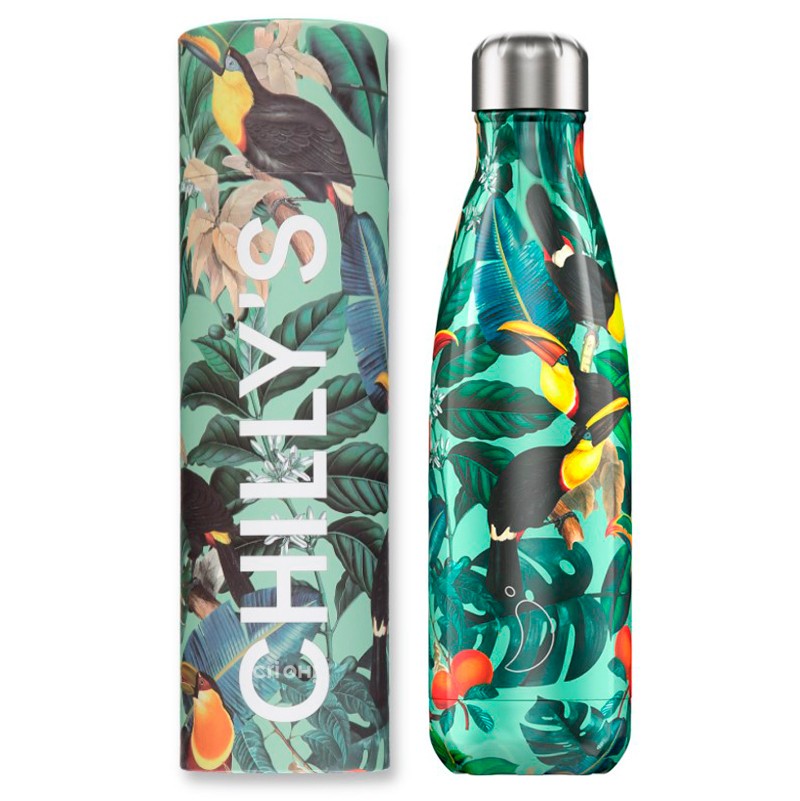 Botella térmica Chilly's colección TROPICAL 24h frío / 12h caliente