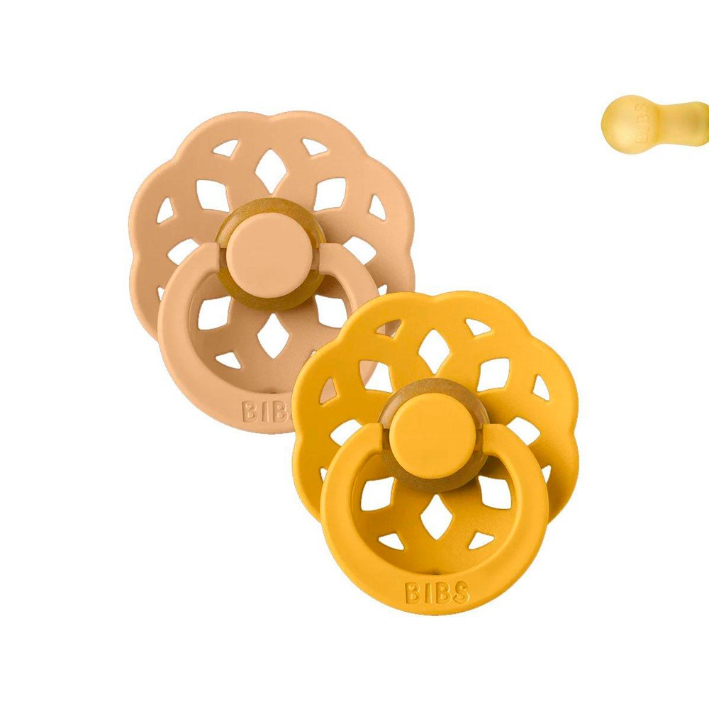 2 Chupetes BIBS Boheme Round 0-6m