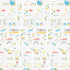 Alfombra de Juegos Asalvo Granja y Ciudad Plegable XXL 200 x 180