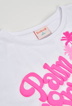 Camiseta Boboli punto con manga corta