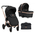 Cochecito Duo KikkaBoo Vicenza Premium Black