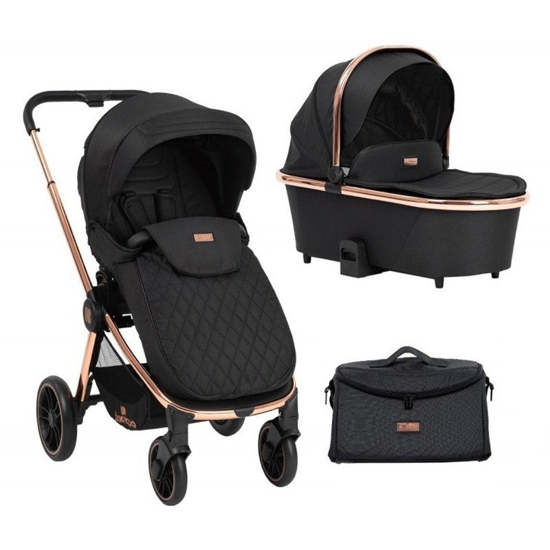 Cochecito Duo KikkaBoo Vicenza Premium Black