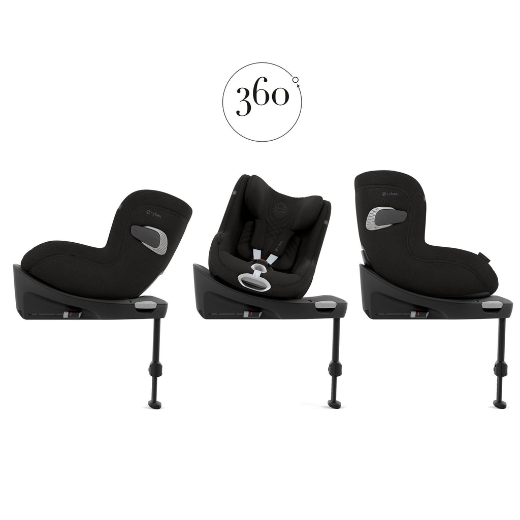 Silla auto Cybex Sirona Ti I-size Plus con reductor y capota antiuva