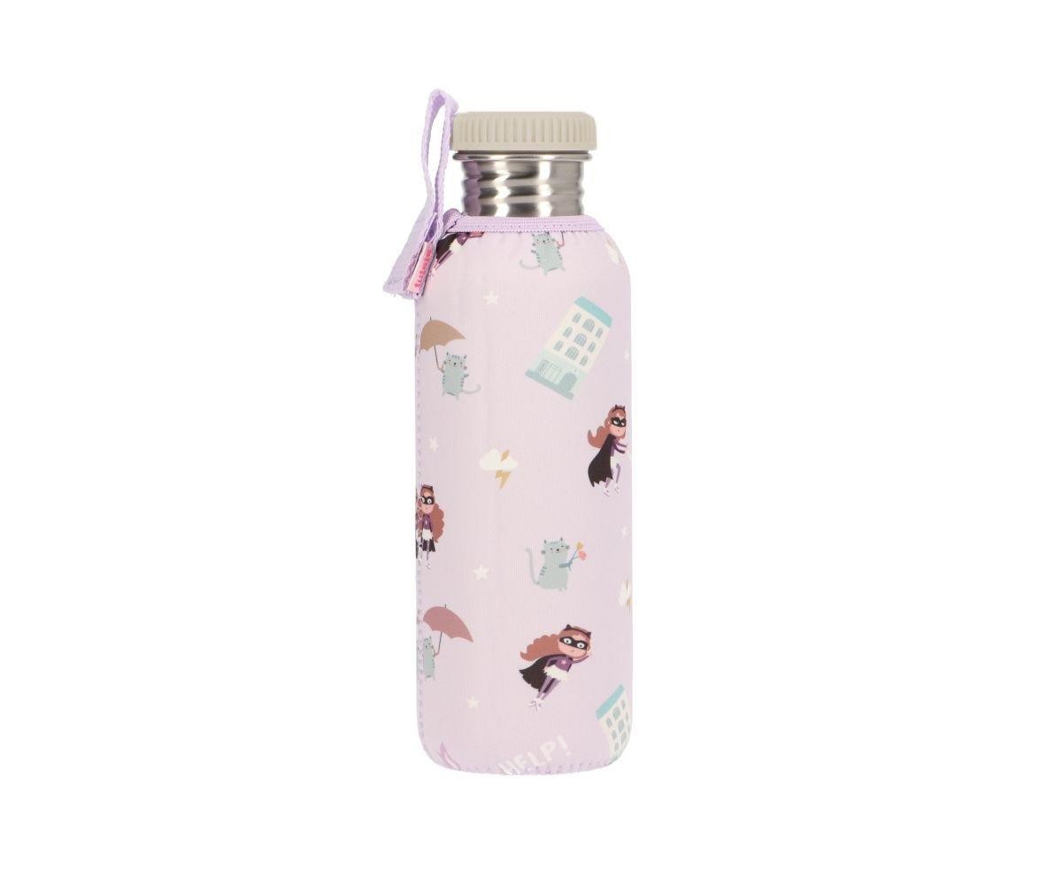 Botella Tutete Acero con Funda Dinos World Personalizable 750ml