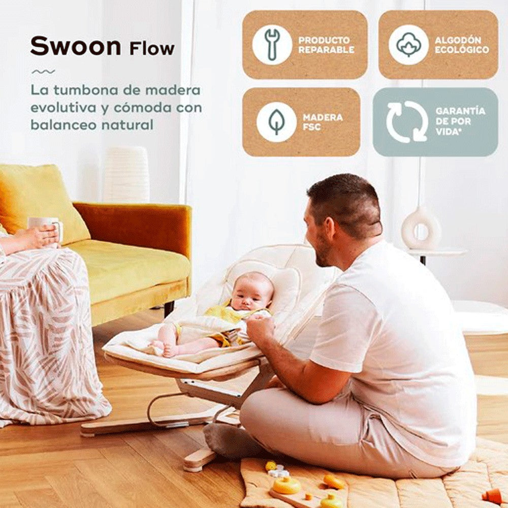 Hamaca evolutiva Babymoov de Madera Swoon Flow