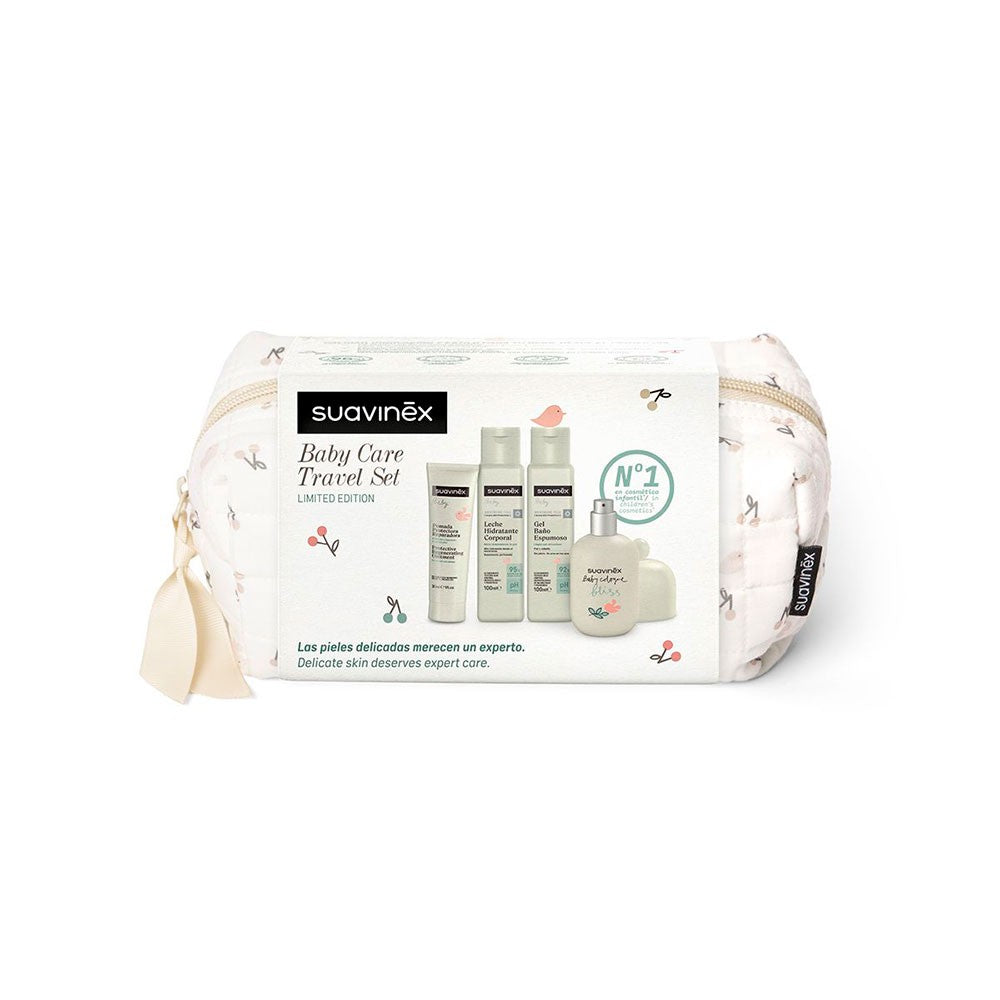 Neceser Birdies Suavinex con 4 productos de cosmética
