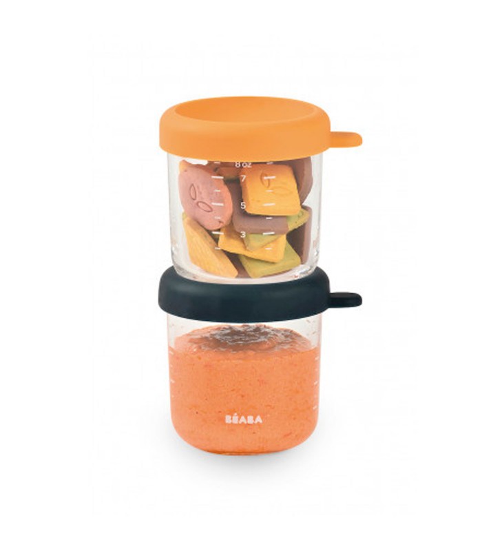 Pack de 2 tarritos de cristal Beaba 250ml