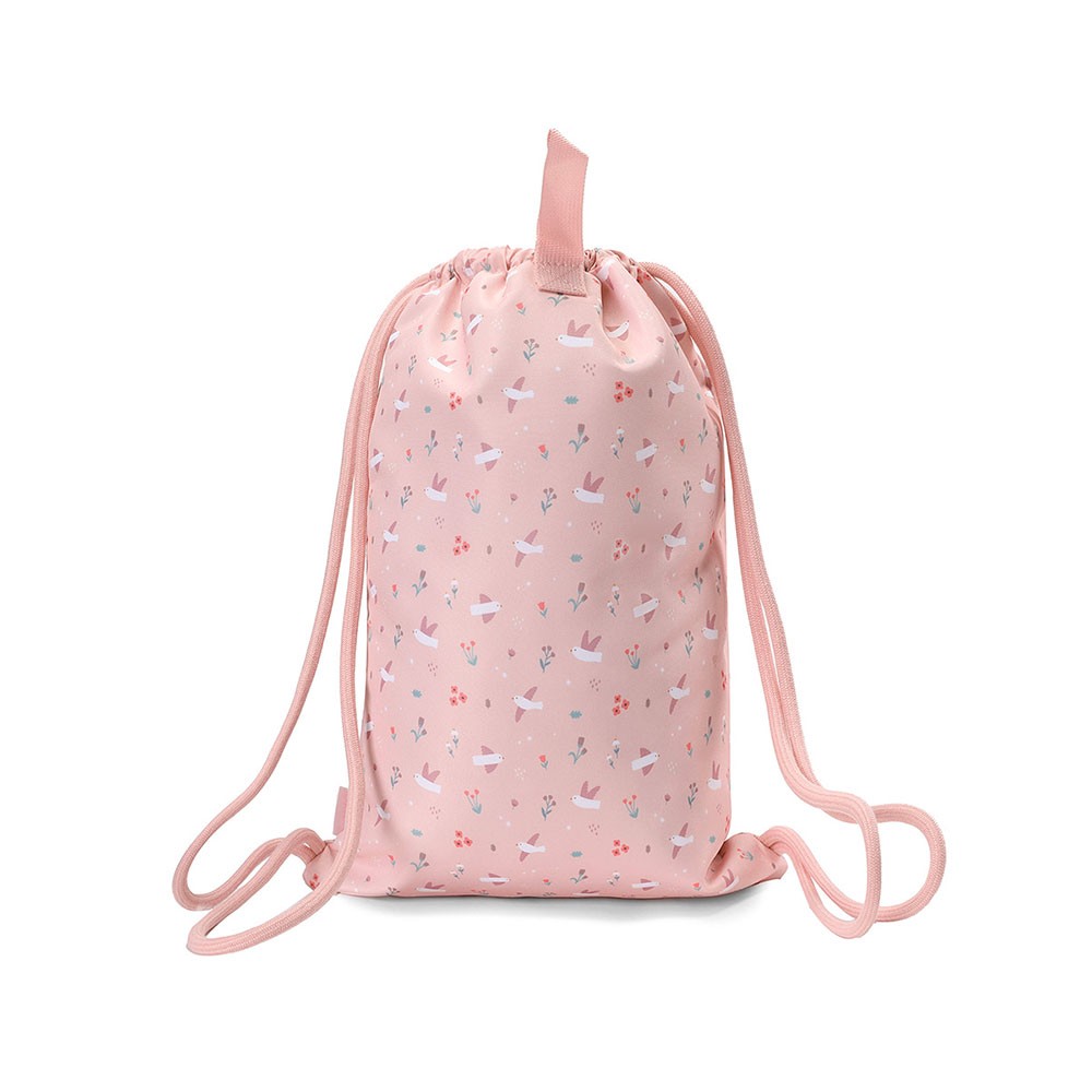 Mochila Saco Impermeable Tutete Blossom Birds Personalizable