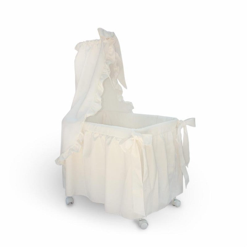 Moisés para reborn Bebelux piqué nido de abeja liso