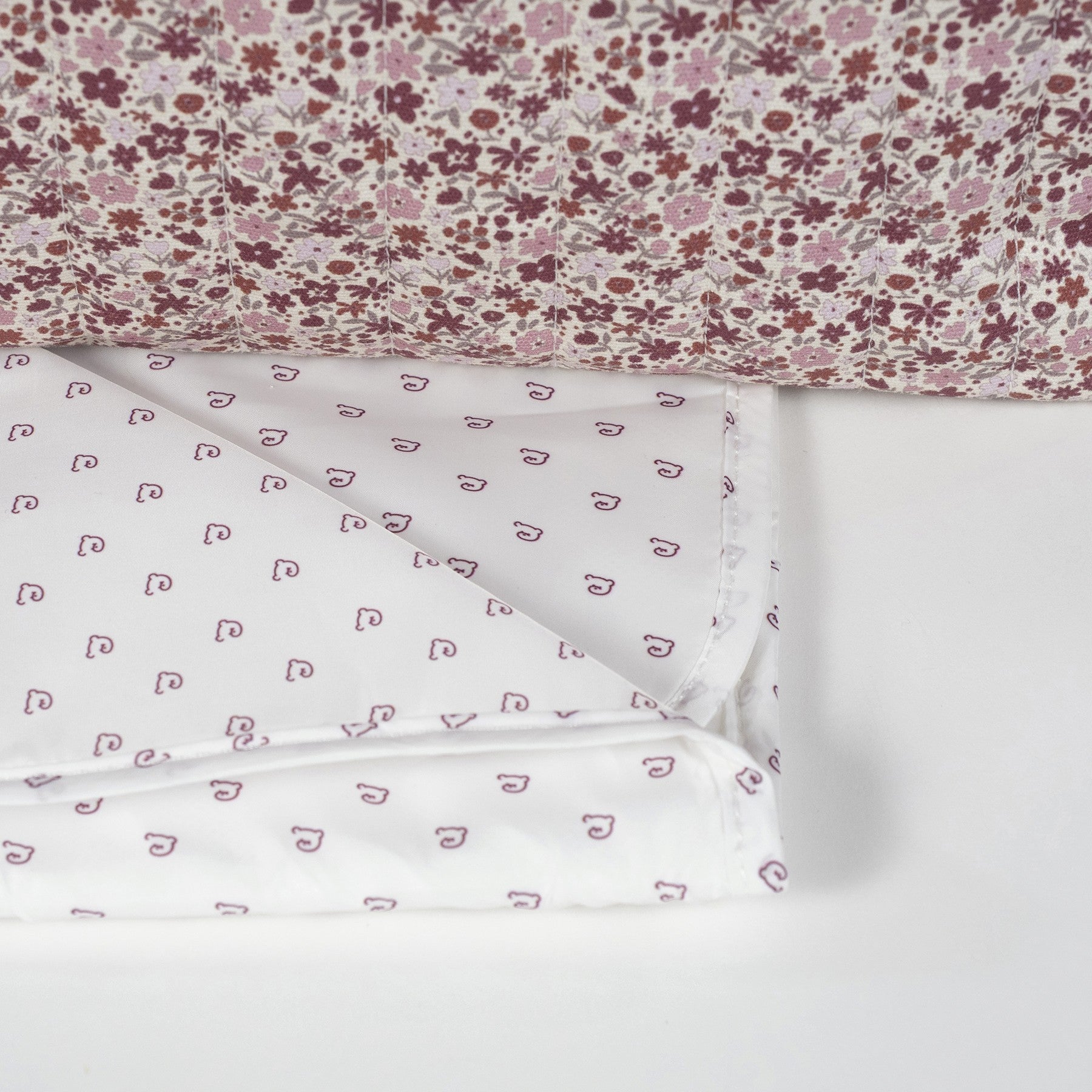 Bolsa Canastilla Pasito a Pasito Cherry Flores