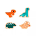 4 Puzles Janod Evolutivos Dino