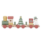 Vía del tren de madera Little Dutch Navidad