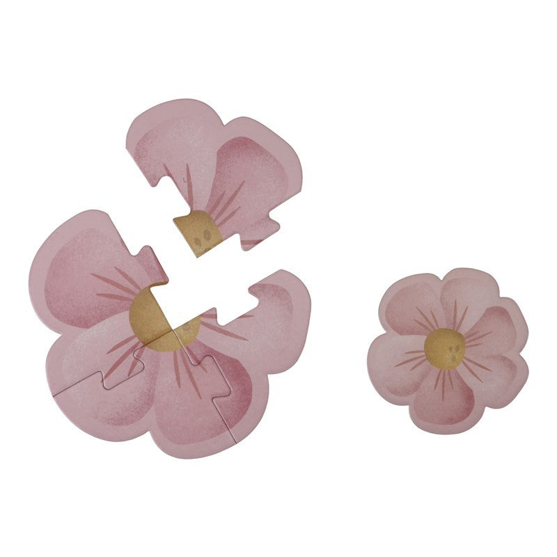 Puzzle 6 en 1 Flores & Mariposas Little Dutch