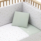 Colcha y Protector Cuna Cambrass Greeny 60x120cm