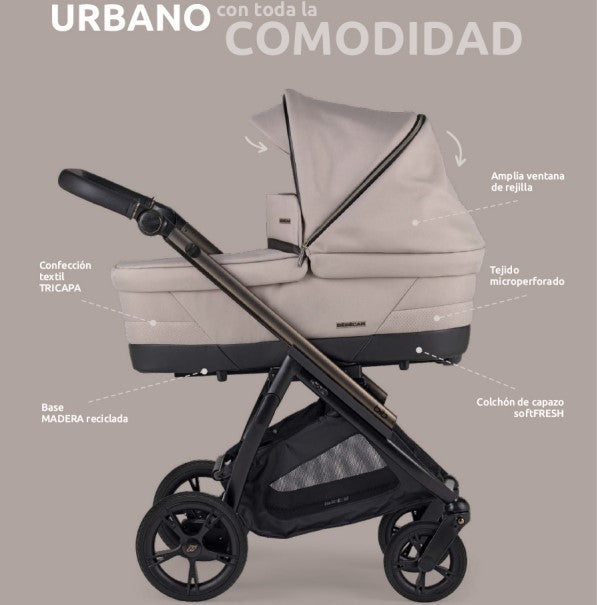 Cochecito Duo Bebecar BIB Ultra Compacto