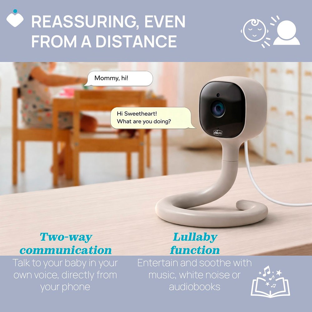 Vigilabebés Baby Chicco Monitor WIFI