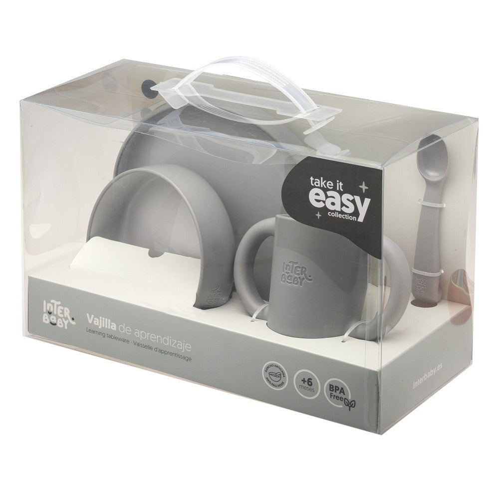 Vajilla Interbaby Aprendizaje con vaso y cubiertos