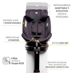 Silla auto Interbaby ALEA I-Size 360º 0+123