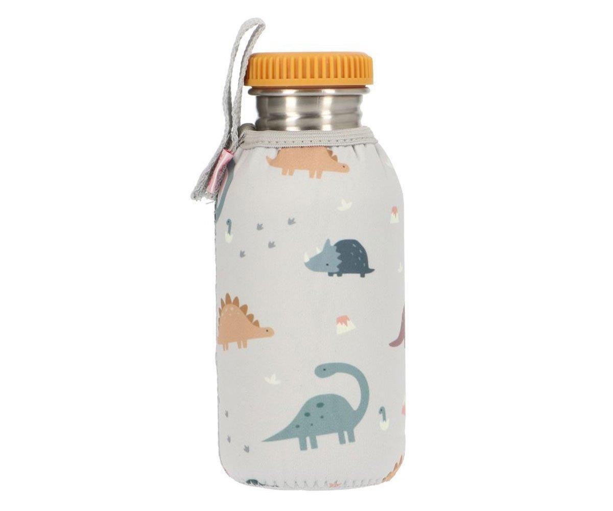 Botella Tutete Acero con Funda Dinos World Personalizable 500ml
