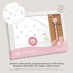 Triptico Cuna Estrella multicolor Luna+ Broche Interbaby