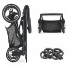 Cochecito Duo Bebecar PRATIKA KP-372 polipiel beig